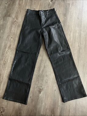 JUST BLACK DENIM Bootcut Shiny Jeans